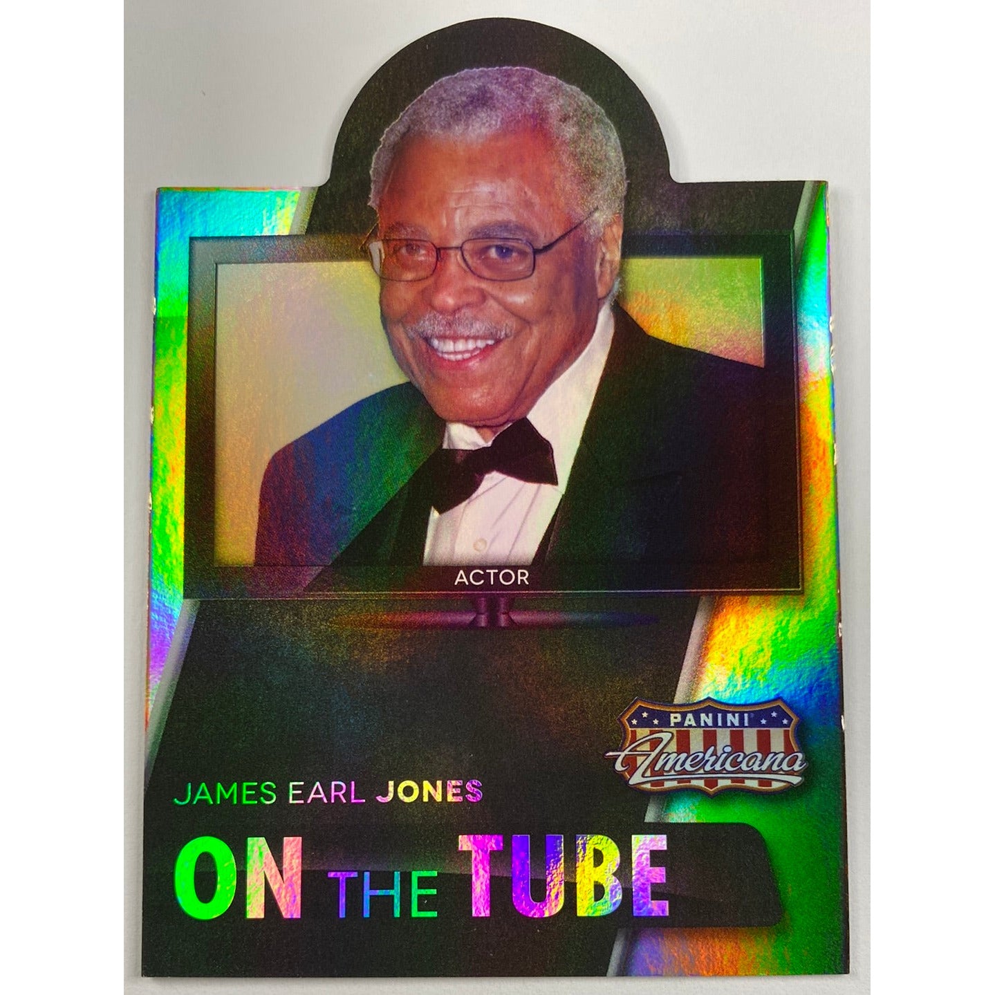 2015 Americana James Earl Jones On The Tube Die Cut Holo