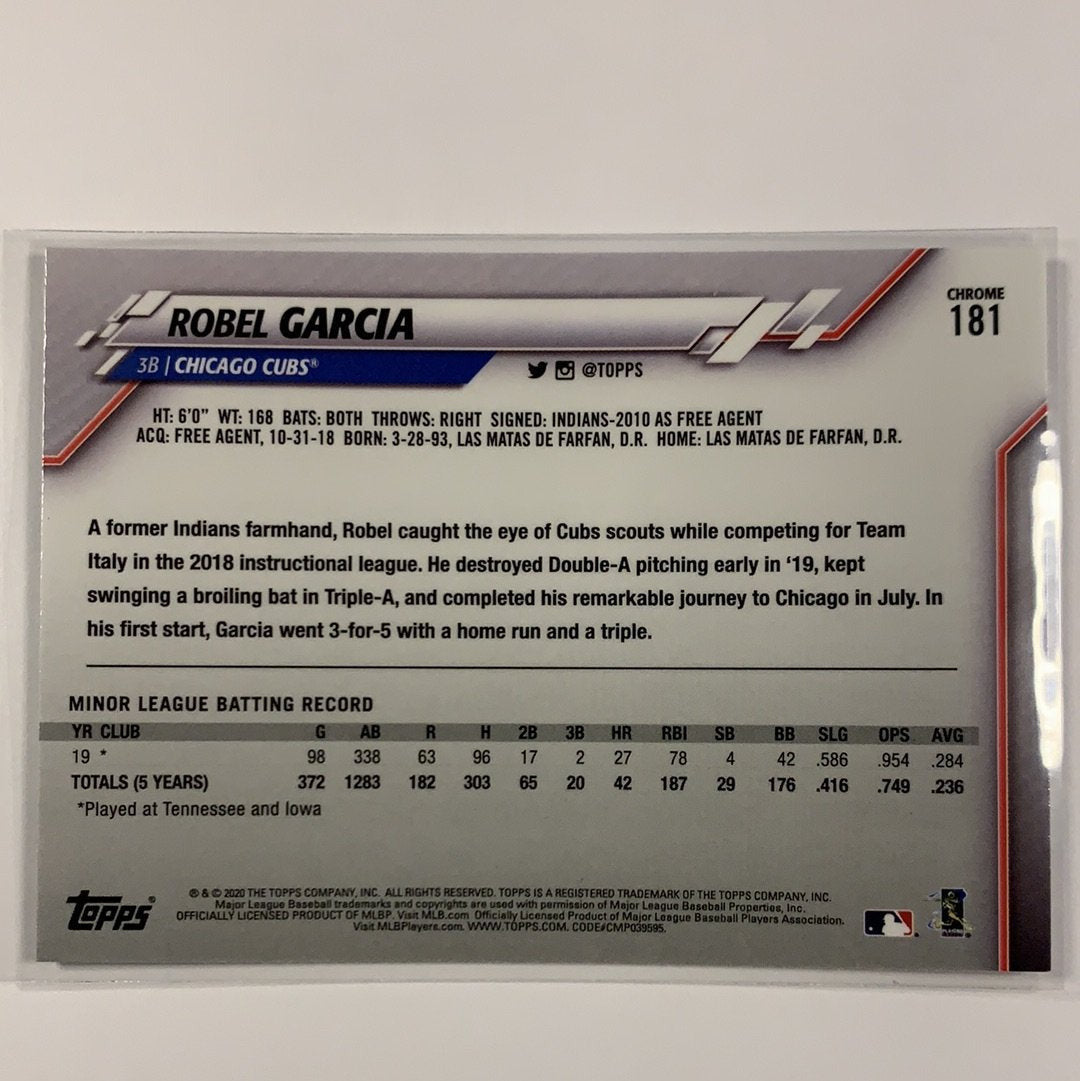  2020 Topps Chrome Robel Garcia RC  Local Legends Cards & Collectibles