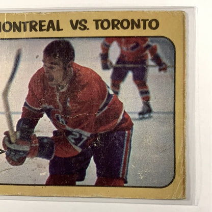  1972-73 O-Pee-Chee NHL Action Montreal LW Frank Mahovlich  Local Legends Cards & Collectibles