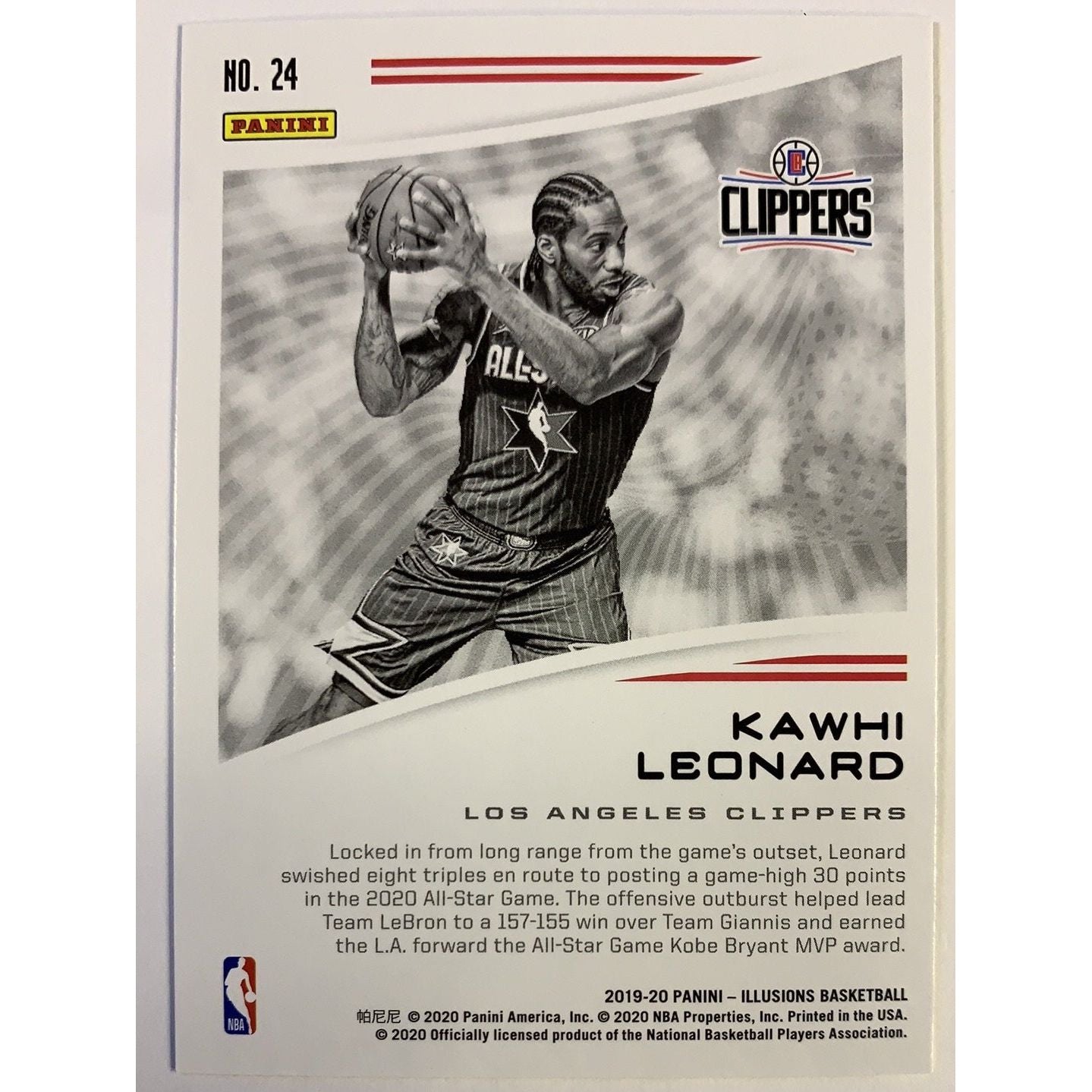  2019-20 Illusions Season Highlights Kawhi Leonard  Local Legends Cards & Collectibles