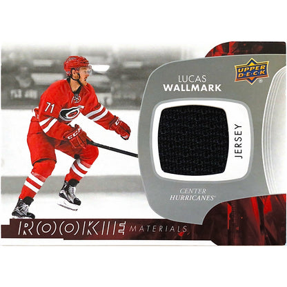 2017-18 Upper Deck Series 2 Lucas Wallmark Rookie Materials