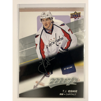  2017-18 MVP T.J. Oshie Silver Script  Local Legends Cards & Collectibles