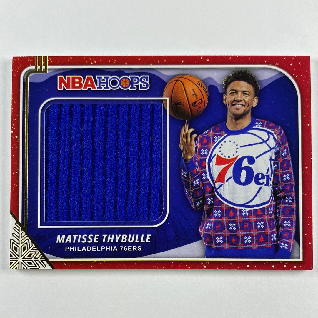 2019-20 Hoops Matisse Thybulle Winter Sweater Patch