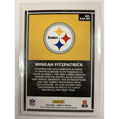  2020 Donruss Minkah Fitzpatrick Action All Pros Refractor  Local Legends Cards & Collectibles