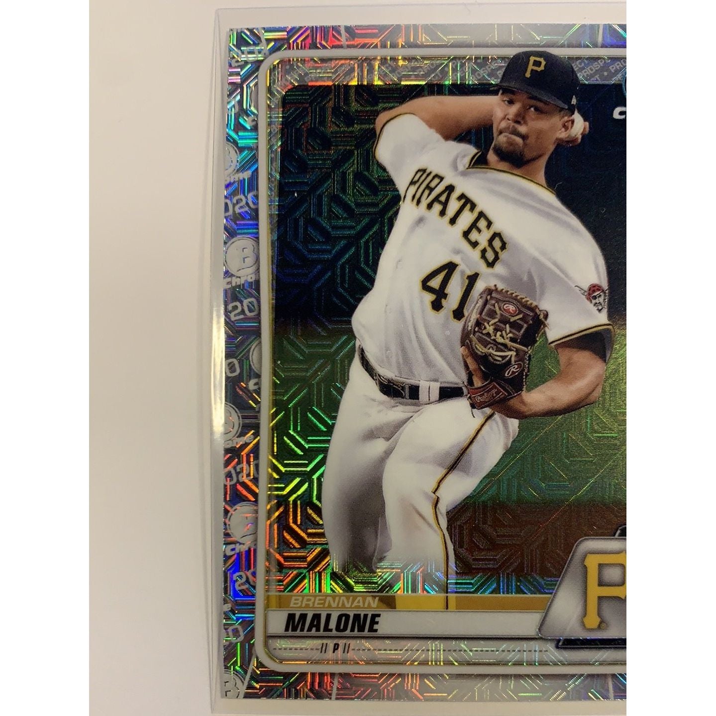  2020 Bowman Chrome Brennan Malone Mojo Refractor  Local Legends Cards & Collectibles