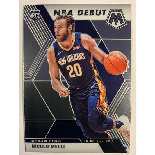  2019-20 Mosaic NBA Debut Nicolo Melli RC  Local Legends Cards & Collectibles
