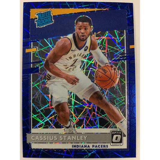  2020-21 Donruss Optic Cassius Stanley Blue Velocity Prizm Rated Rookie  Local Legends Cards & Collectibles