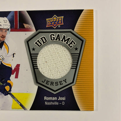 2016-17 Upper Deck Series 1 Roman Josi UD Game Jersey