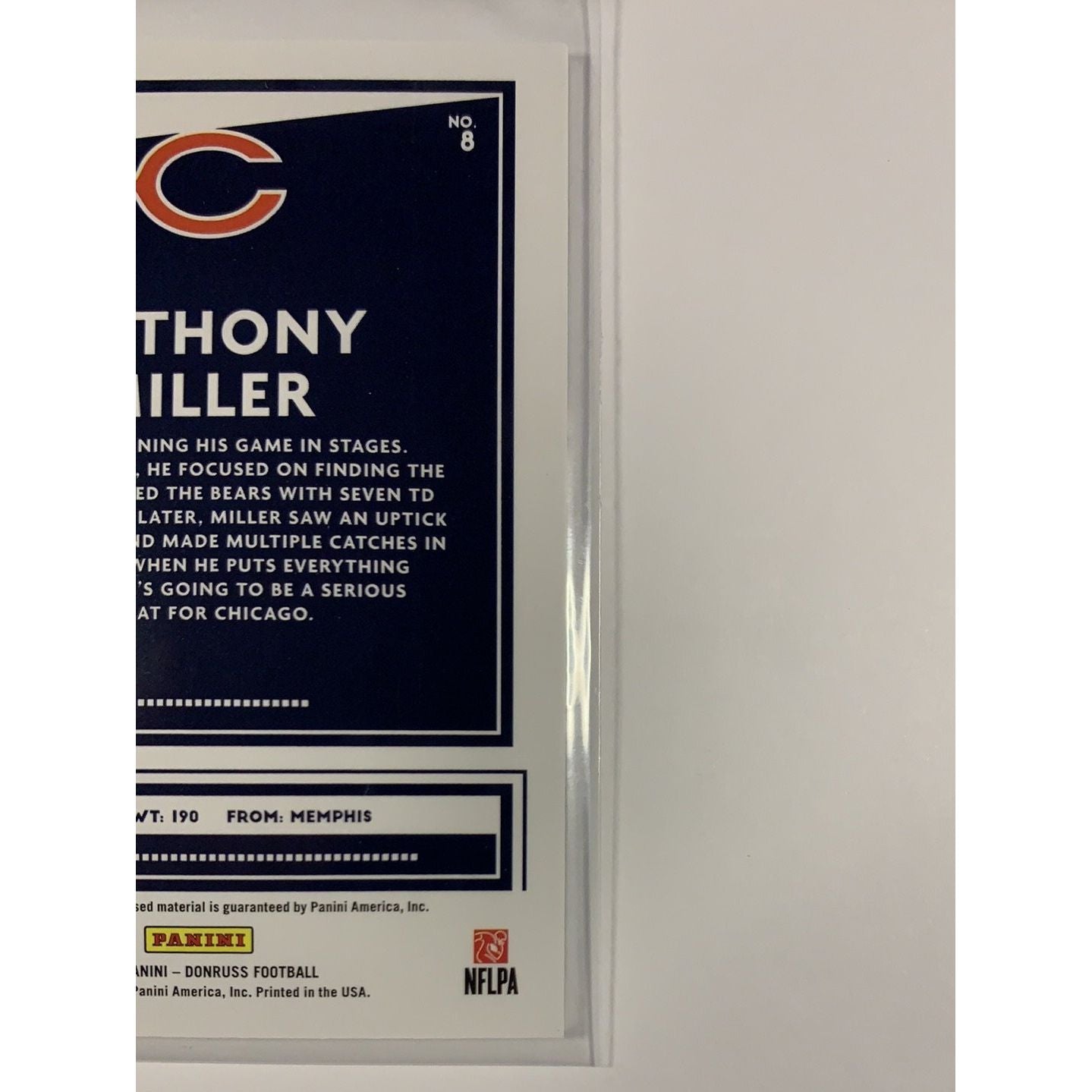  2020 Donruss Threads Anthony Miller  Local Legends Cards & Collectibles
