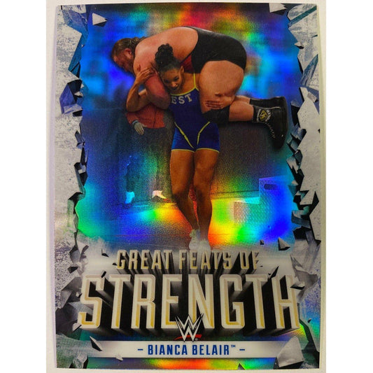 2021 Topps Chrome Bianca Belair Feats of Strength Refractor