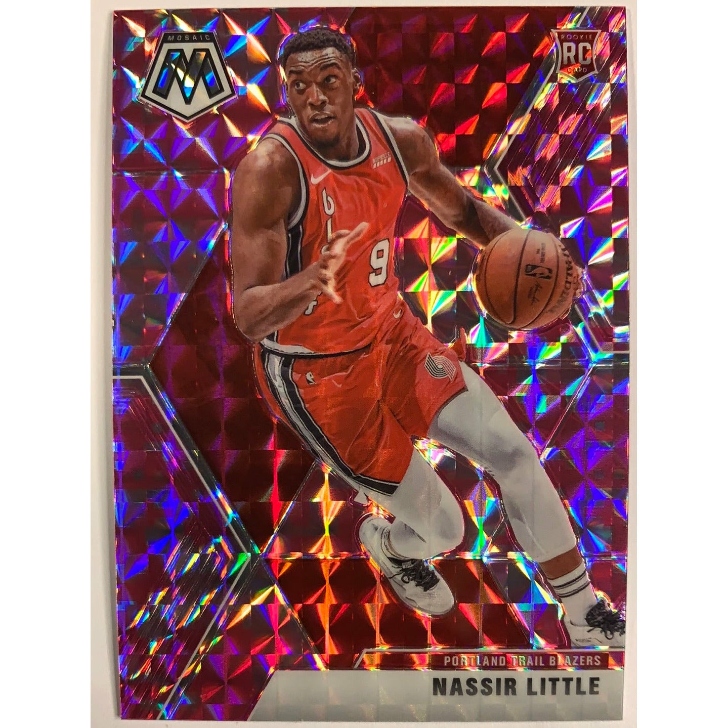  2919-20 Mosaic Nassir Little Pink Mosaic Prizm RC  Local Legends Cards & Collectibles