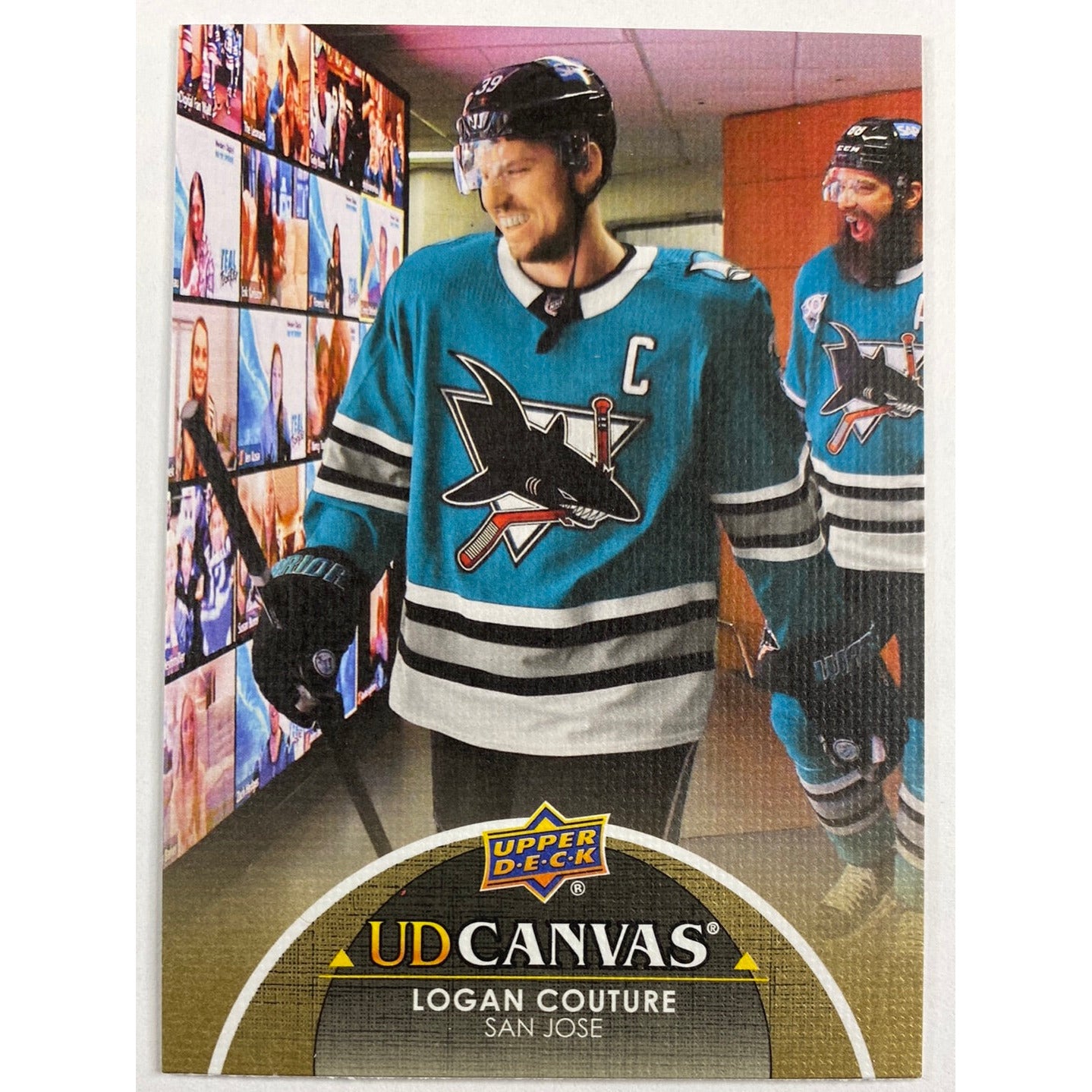 2021-22 Upper Deck Series 1 Logan Couture UD Canvas