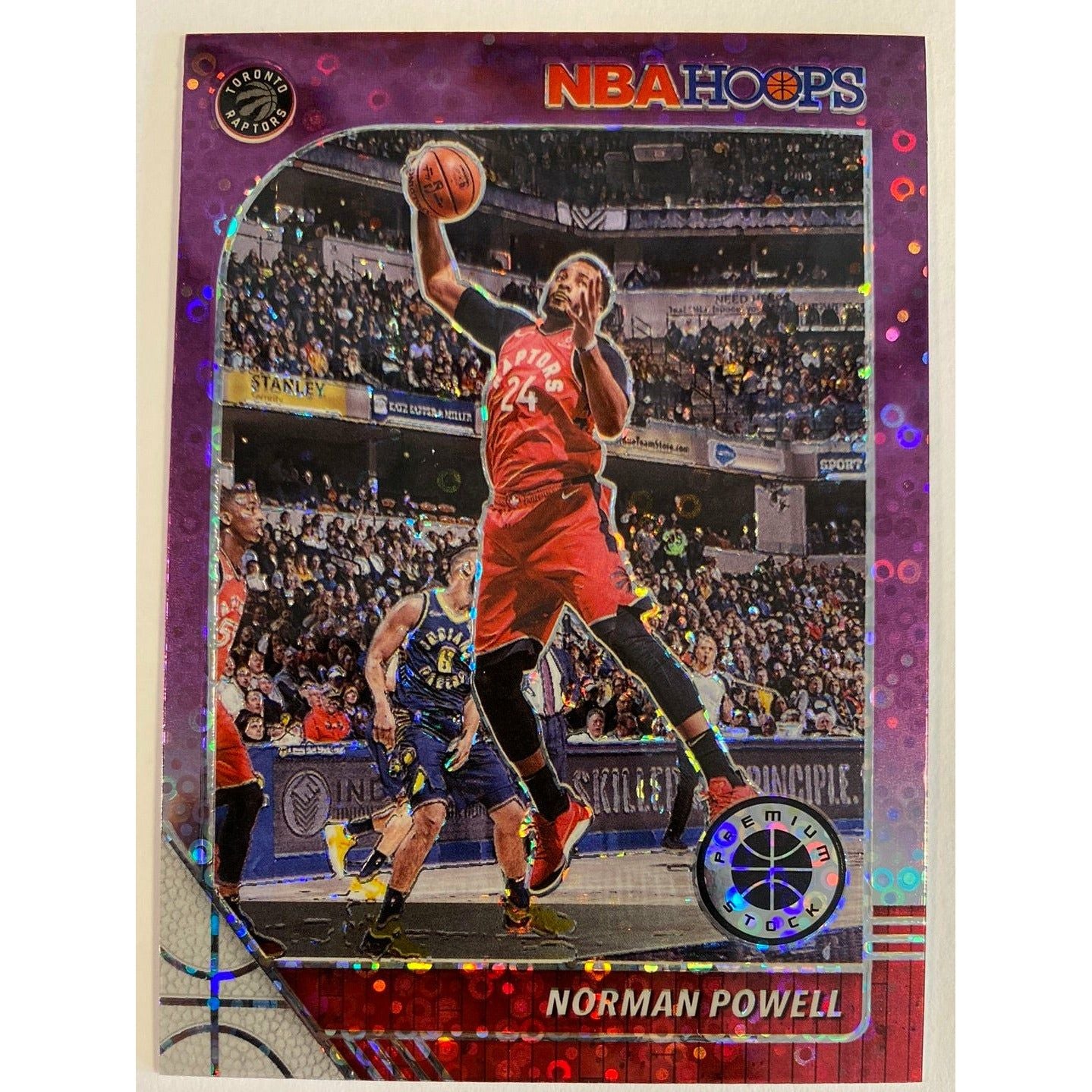  2019-20 Hoops Premium Stock Norman Powell Purple Fast Break Prizm  Local Legends Cards & Collectibles