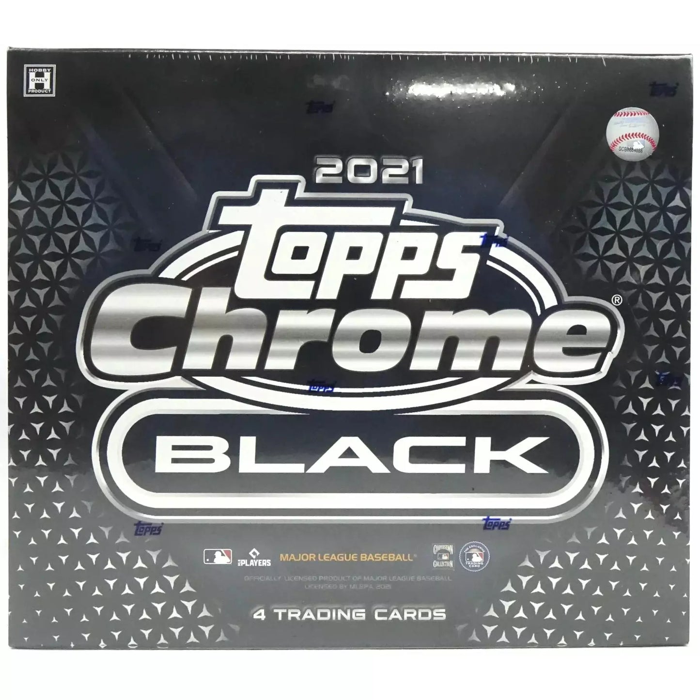 2021 Topps Chrome Black MLB Baseball Hobby Box