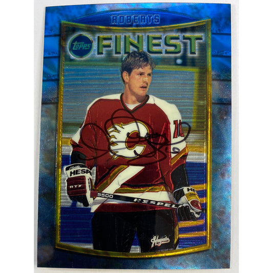 1994-95 Topps Finest Gary Roberts “In Person” Auto
