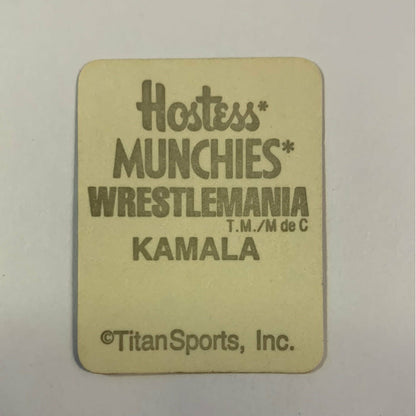 1987 Hostess Kamala Munchies Stickers