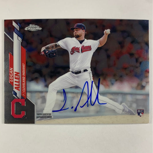 2020 Topps Chrome Logan Allen Auto RC