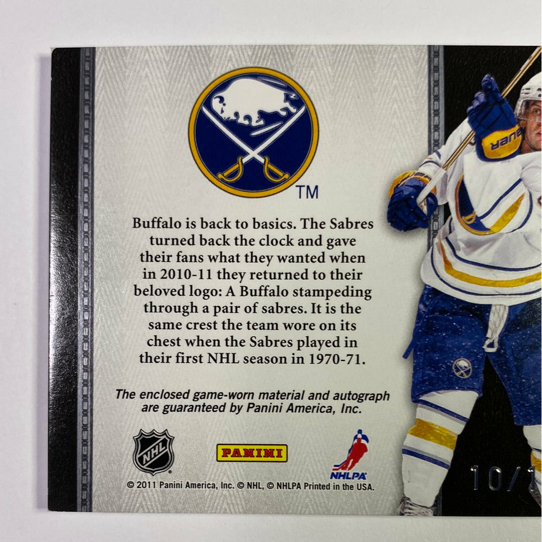 2011-12 Crown Royale Tyler Ennis Coat of Arms Patch Auto /10