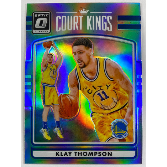2016-17 Donruss Optic Klay Thompson Court Kings Silver Holo Prizm