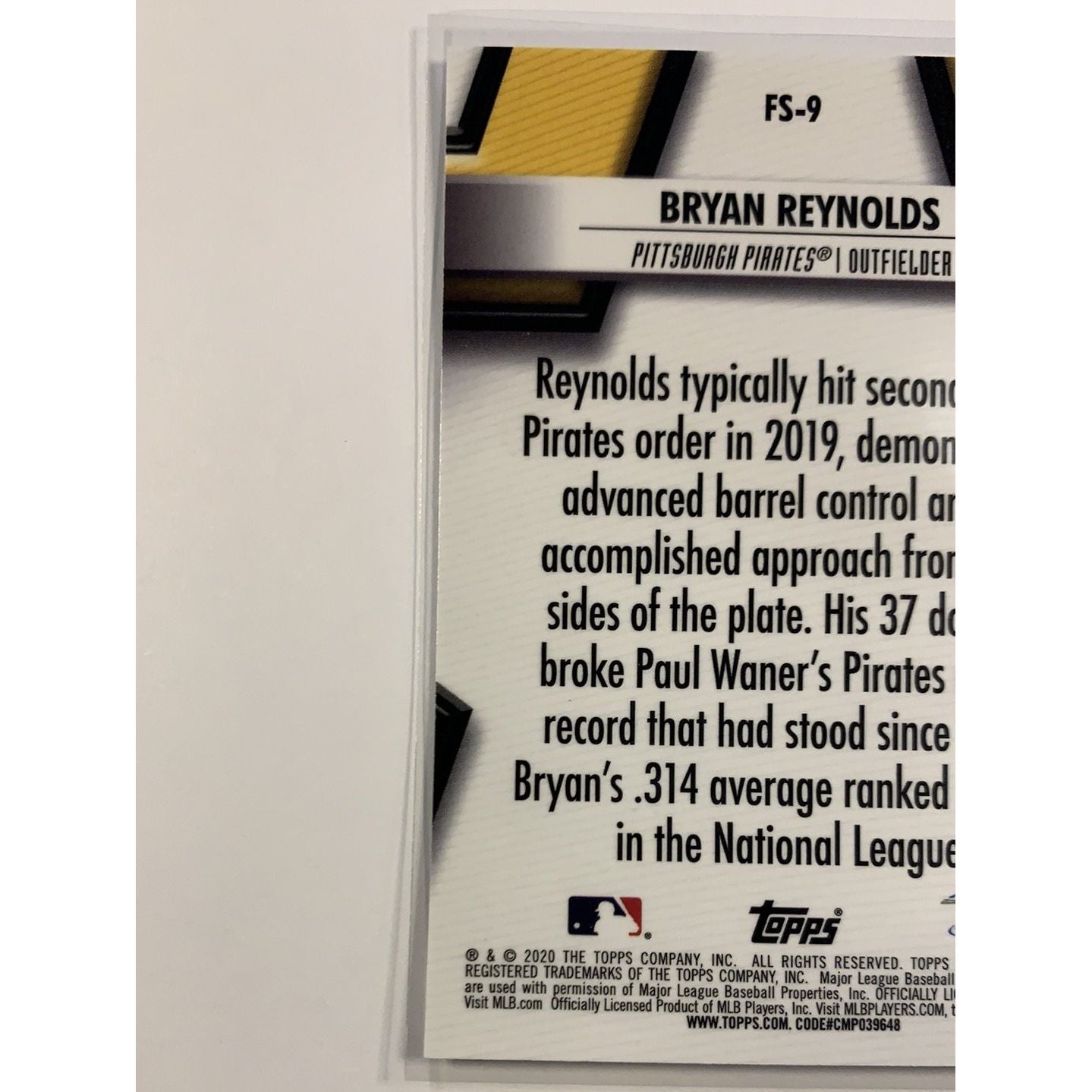  2020 Topps Chrome Bryan Reynolds Future Stars  Local Legends Cards & Collectibles