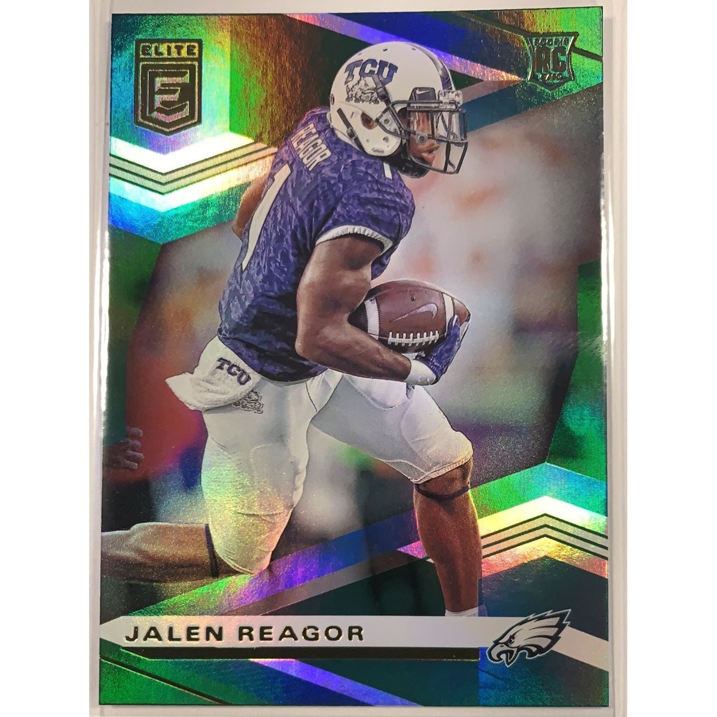  2020 Donruss Elite Jalen Reagor RC Green Foil Parallel  Local Legends Cards & Collectibles