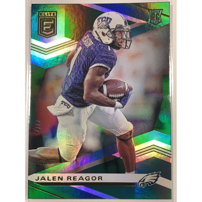  2020 Donruss Elite Jalen Reagor RC Green Foil Parallel  Local Legends Cards & Collectibles