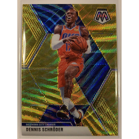  2019-20 Panini Mosaic Dennis Schroder Tmall Gold Wave Prizm  Local Legends Cards & Collectibles