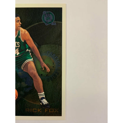  1995-96 Topps Rick Fox Foriegn Legion Gold Foil - Because He’s from Canada 🤣😂🤣  Local Legends Cards & Collectibles