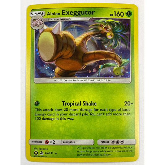 Alolan Exeggutor Holo Rare 2A/131