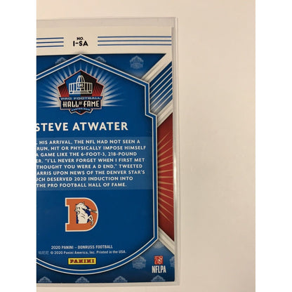  2020 Donruss Steve Atwater Inducted  Local Legends Cards & Collectibles