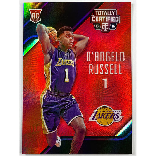 2015-16 Totally Certified D’Angelo Russel Ruby RC /149