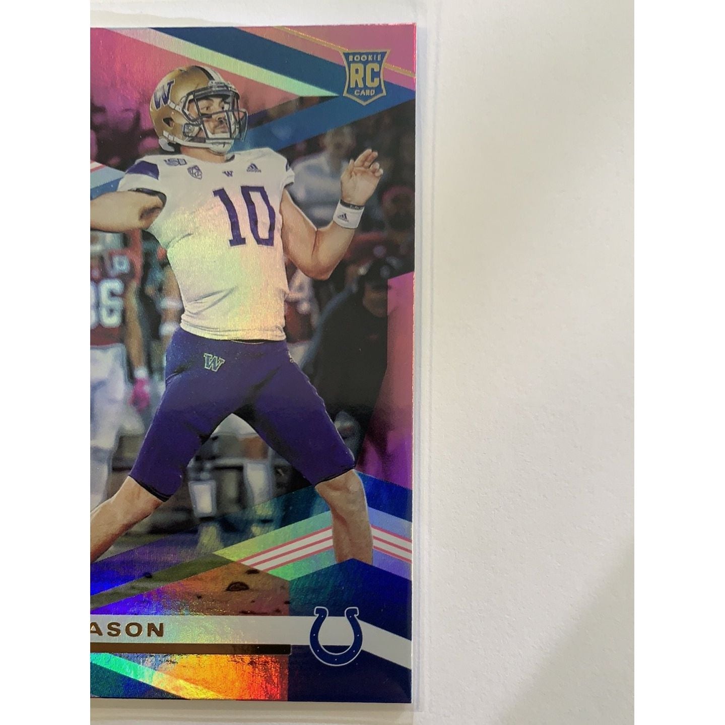  2020 Donruss Elite Jacob Eason RC Pink Parallel  Local Legends Cards & Collectibles