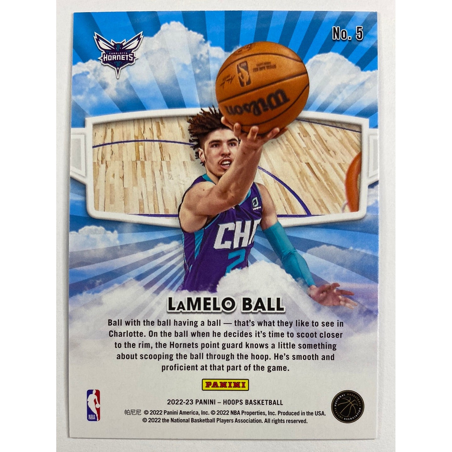 2022-23 Hoops Lamelo Ball Skyview