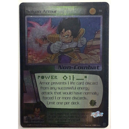  2000 Score Dragon Ball Z Saiyan Armor Holo Foil #81  Local Legends Cards & Collectibles