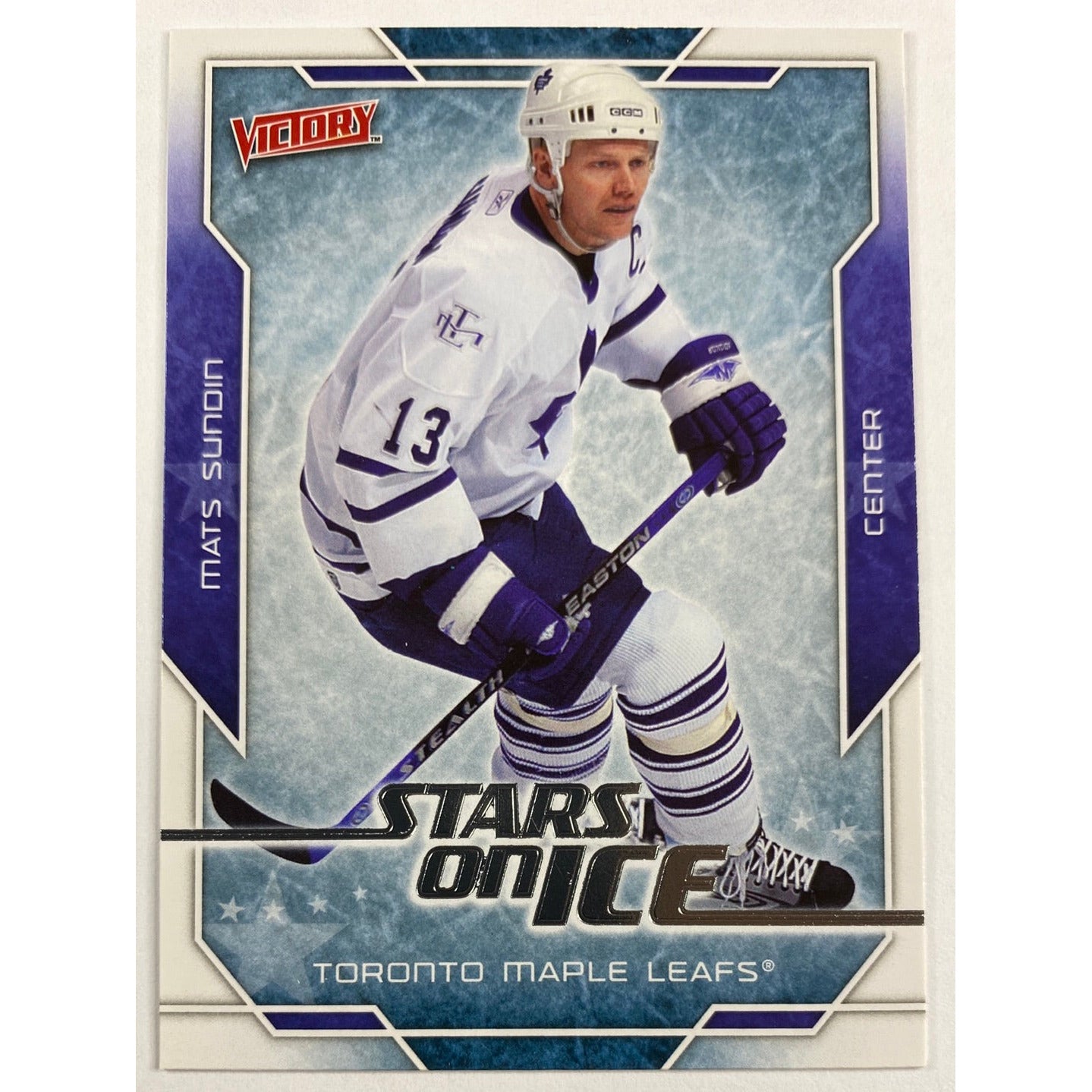 2007-08 Victory Mats Sundin Stars On Ice