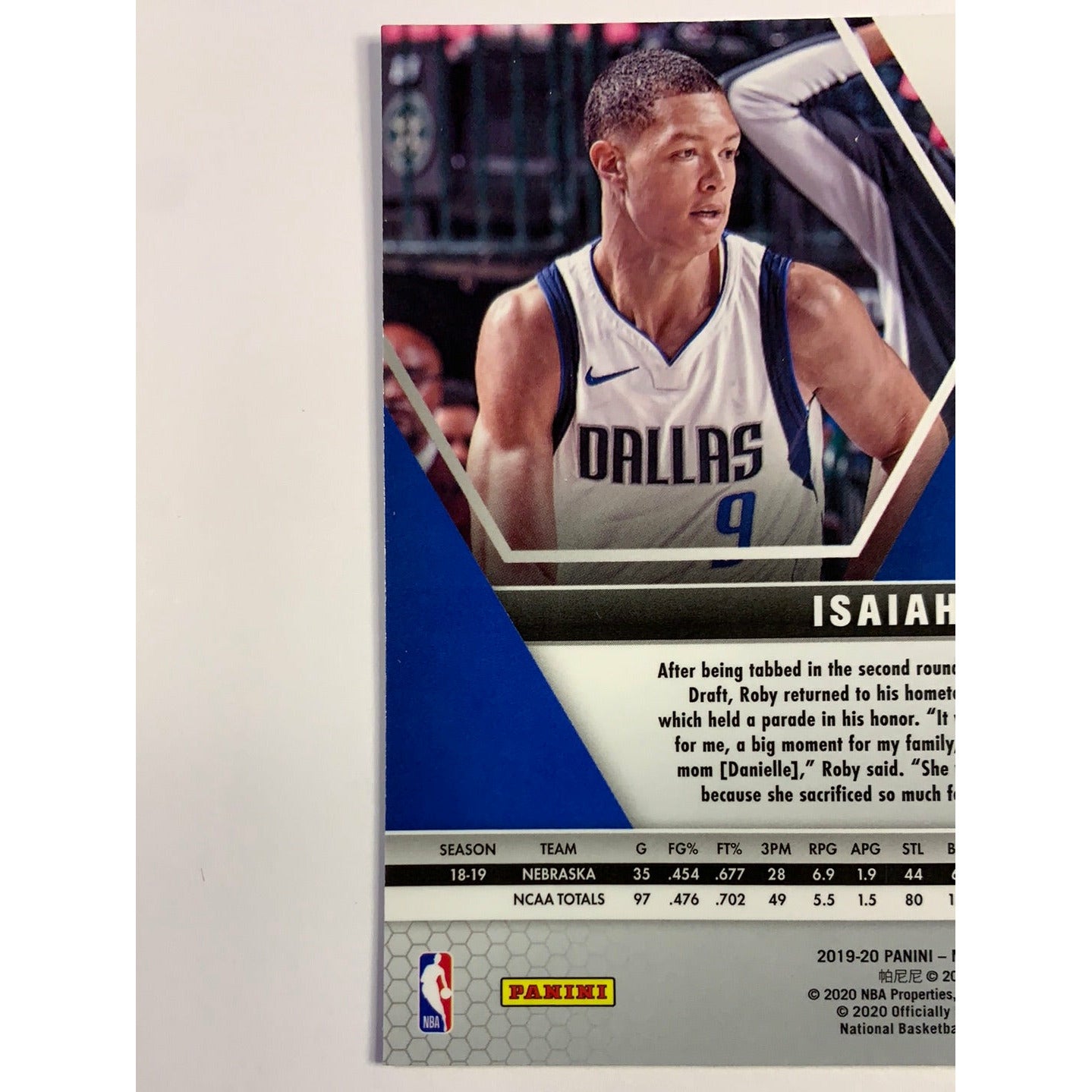 2019-20 Mosaic Isaiah Roby Green Mosaic Prizm RC