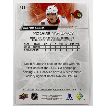 2022-23 Series 2 Viktor Lodin Young Guns