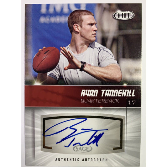  2012 Sage SLC Hit Ryan Tannehill Auto  Local Legends Cards & Collectibles