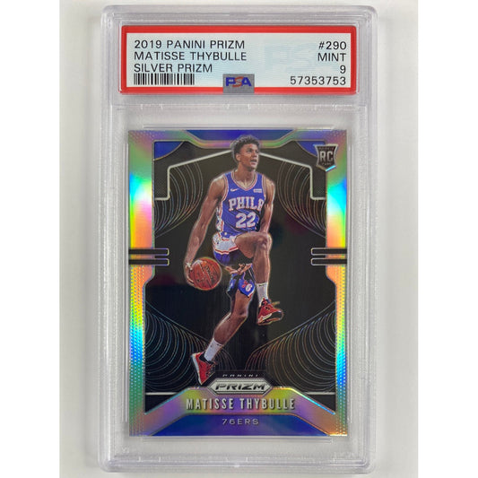 2019-20 Panini Prizm Matisse Thybulle Silver Holo Prizm RC PSA 9 MINT