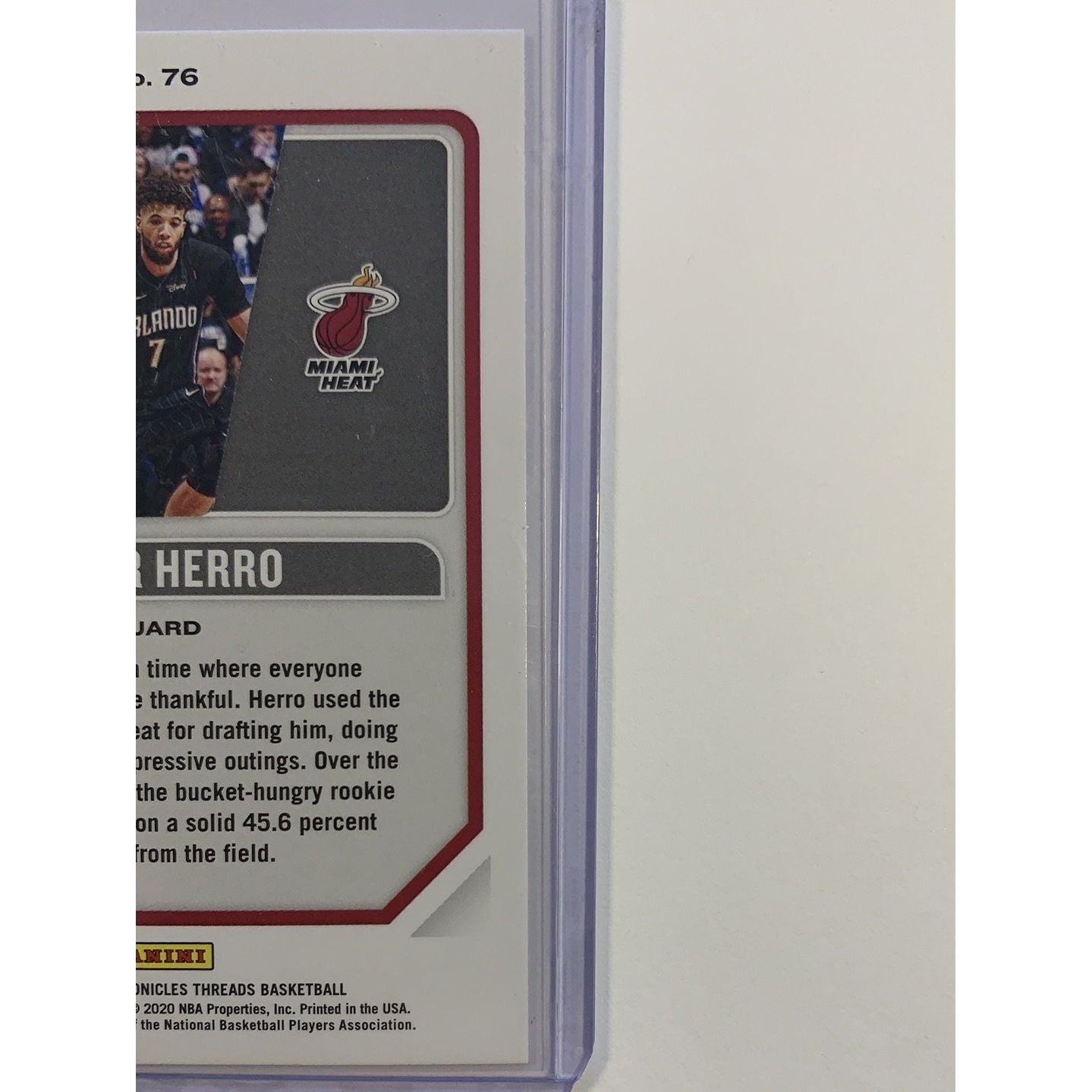  2019-20 Chronicles Threads Tyler Herro Rookie Card  Local Legends Cards & Collectibles