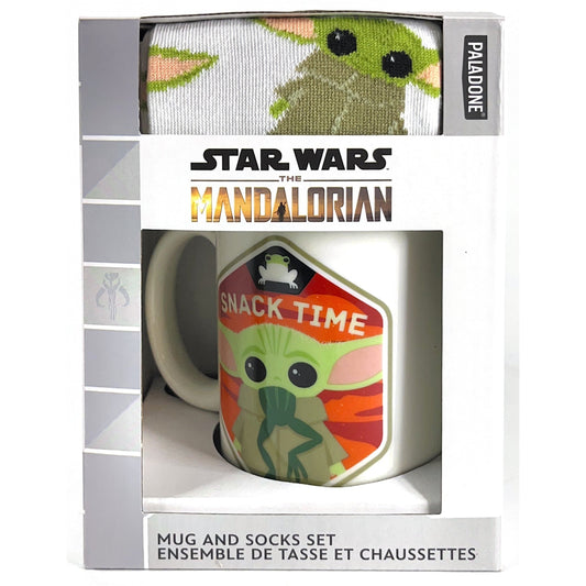 Star Wars The Mandalorian Paladone Socks & Mug Combo Box - Snacktime