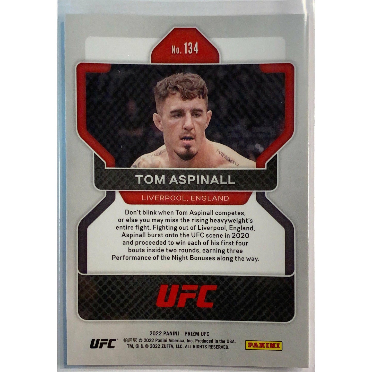 2022 Panini Prizm Tom Aspinall RC
