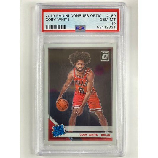 2019-20 Donruss Optic Coby White Rated Rookie PSA 10 GEM MINT