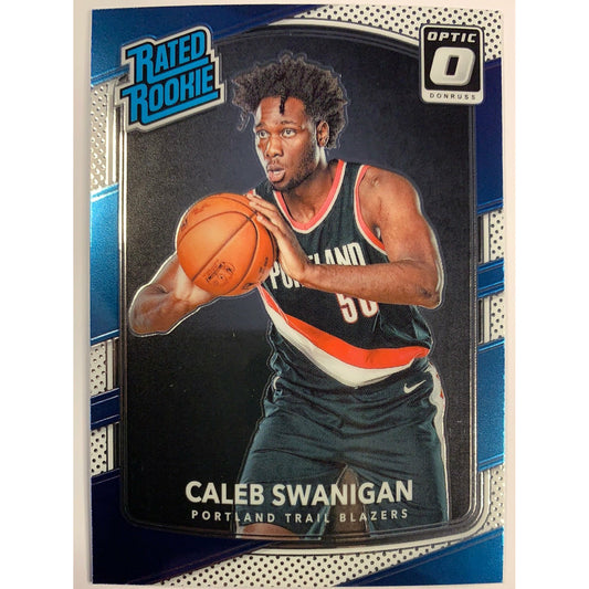 2017-18 Donruss Optic Caleb Swanigan Rated Rookie