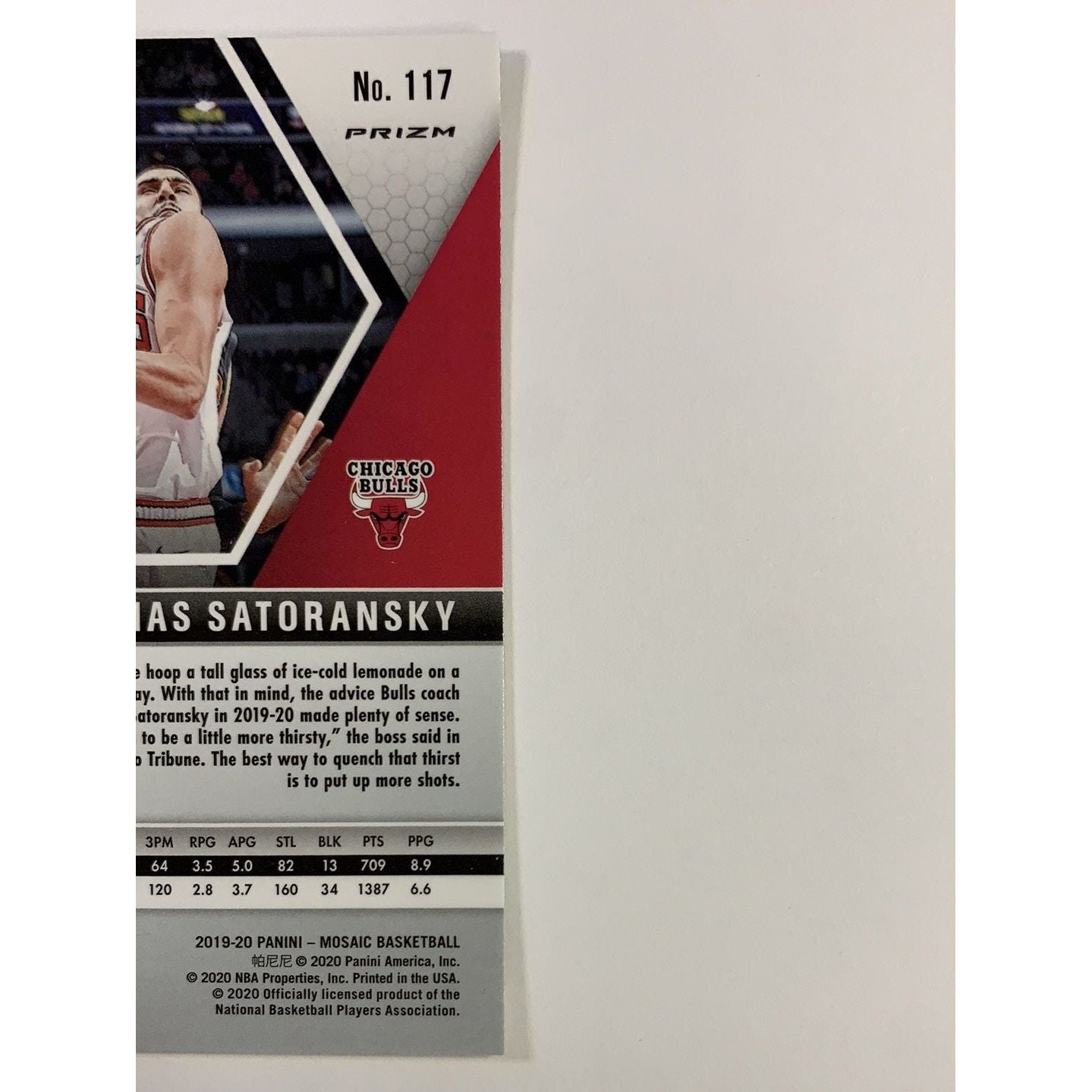  2019-20 Mosaic Tomas Satoransky Green Prizm  Local Legends Cards & Collectibles