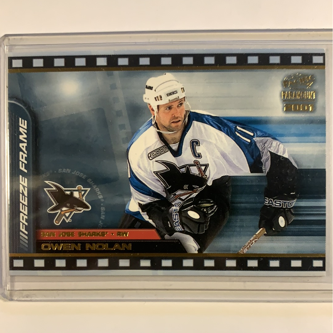  2000-01 Pacific Paramount Owen Nolan Freeze Frame  Local Legends Cards & Collectibles