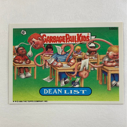 1988 Topps Garbage Pail Kids Dean List Die Cut