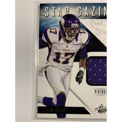  2012 Absolute Jarius Wright Star Gazing Jersey Patch  Local Legends Cards & Collectibles