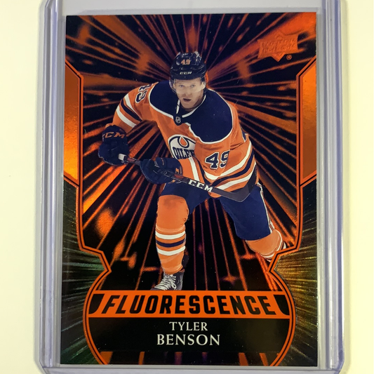  2020-21 Upper Deck Series 2 Tyler Benson Fluorescence Rookie Card  Local Legends Cards & Collectibles