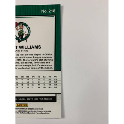 2019-20 Hoops Premium Stock Grant Williams Rookie Card